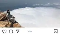 الناز شاکردوست در بالای کوه + عکس