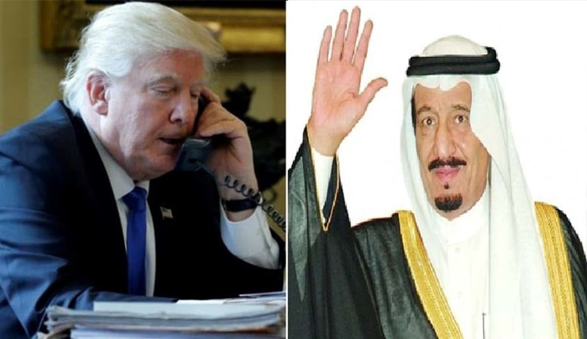 ملک سلمان حملۀ آمریکا به سوریه را تبریک‌ گفت