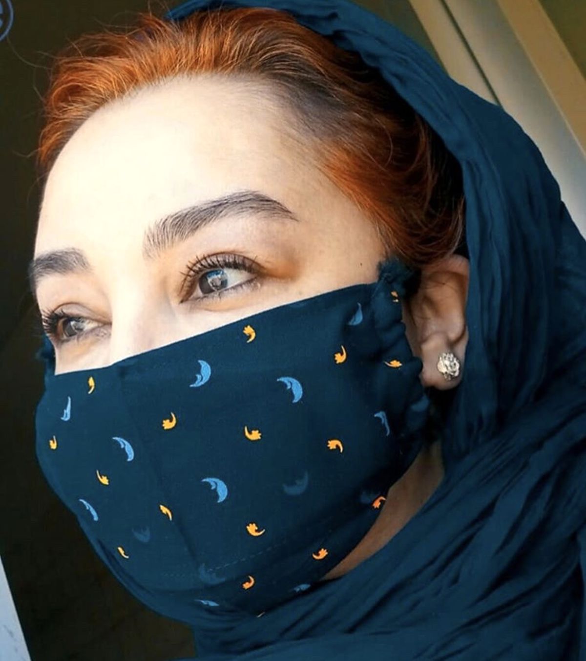 ماسک‌ متفاوت ‌ماهایا پطروسیان + عکس