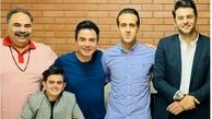 غول برره، علی ضیا، علی کریمی و عمو پورنگ در یک قاب