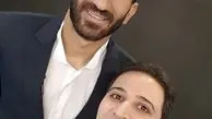 مجری مشهور صدا و سیما در کنار دروازه بان تیم ملی + عکس