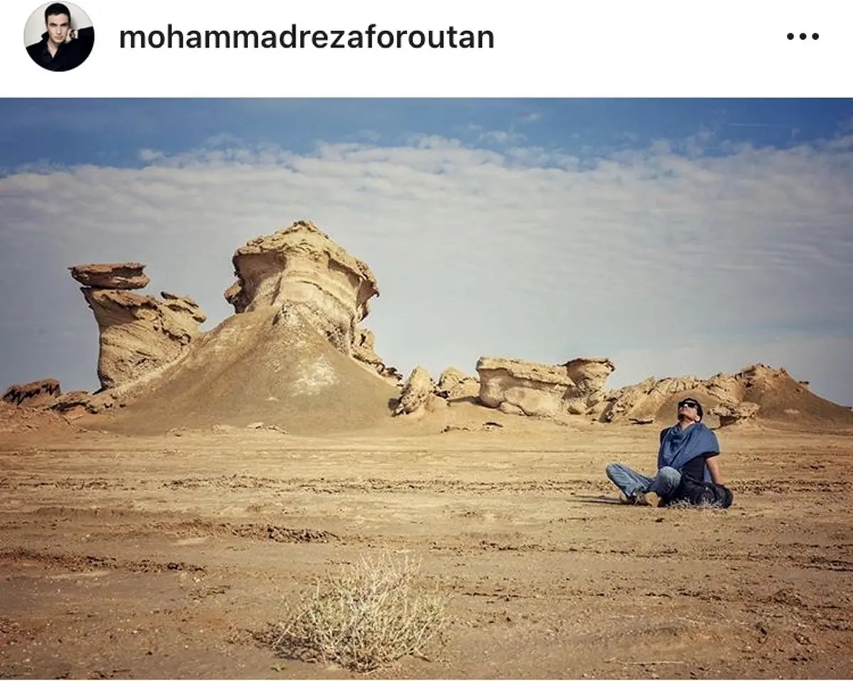 فروتن در بیابانی بی آب و علف + عکس