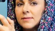 شال گل گلی خانم بازیگر + عکس