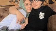 شقایق دهقان در آغوش پسرش + عکس