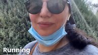 پیاده روی صبحگاهی الهام پاوه نژاد + عکس
