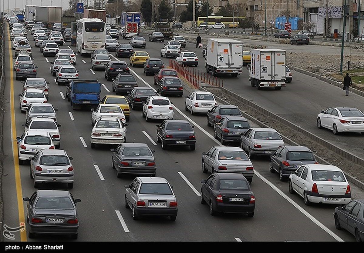 تردد نیمه‌ سنگین در برخی محورهای ارتباطی استان اصفهان