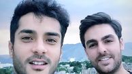 ساعد سهیلی در کنار دوست جوانش + عکس