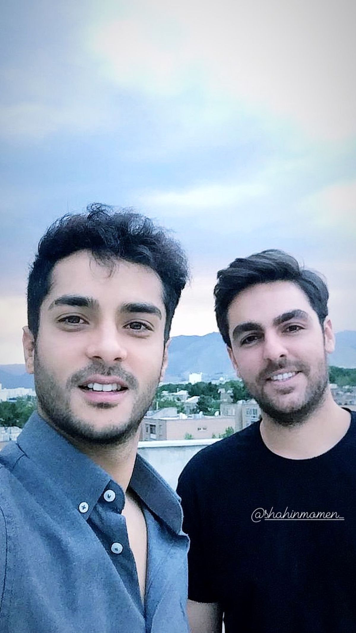 ساعد سهیلی در کنار دوست جوانش + عکس