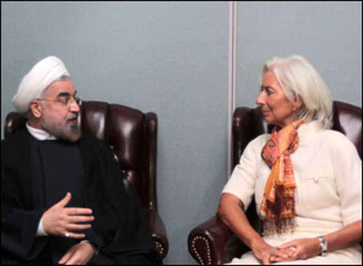 روحانی از رییس صندوق بین المللی پول تقدیر کرد