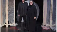 بازیگر زن در کنار مداح معروف!/عکس