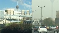 اتوبان چمران در دو روز متفاوت