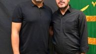 سام درخشانی با لباس مشکی + عکس