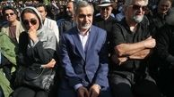حسین فریدون در تشییع کیارستمی/عکس