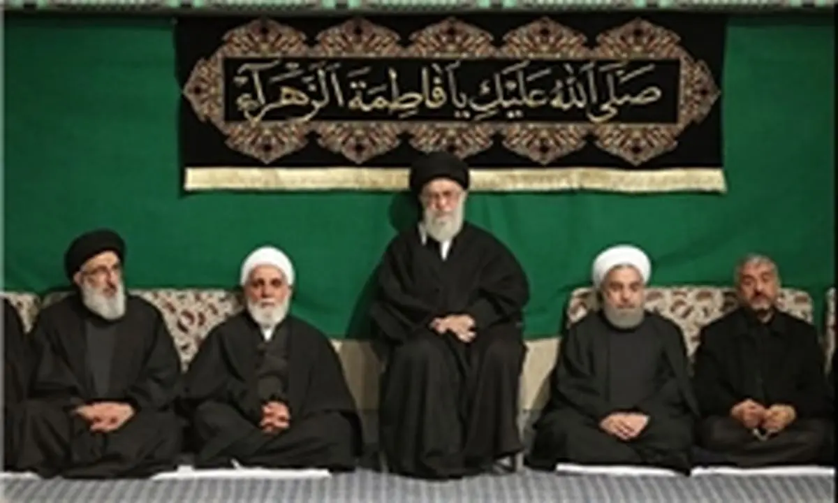 مراسم عزاداری شام شهادت حضرت فاطمه زهرا سلام‌الله‌علیها برگزار شد