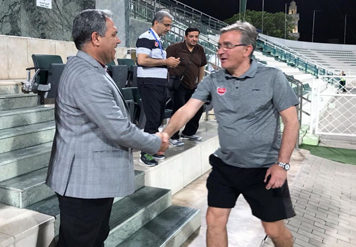 دیدار مدیرعامل پرسپولیس با برانکو و بازیکنان