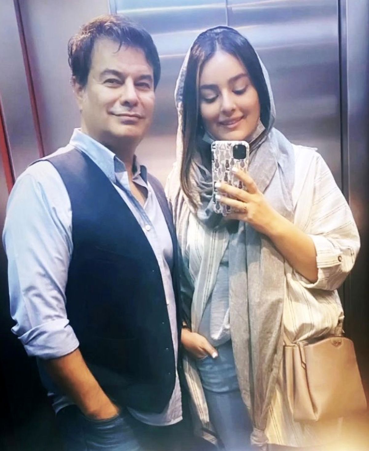 عکس جدید پیمان قاسم خانی با زن دومش