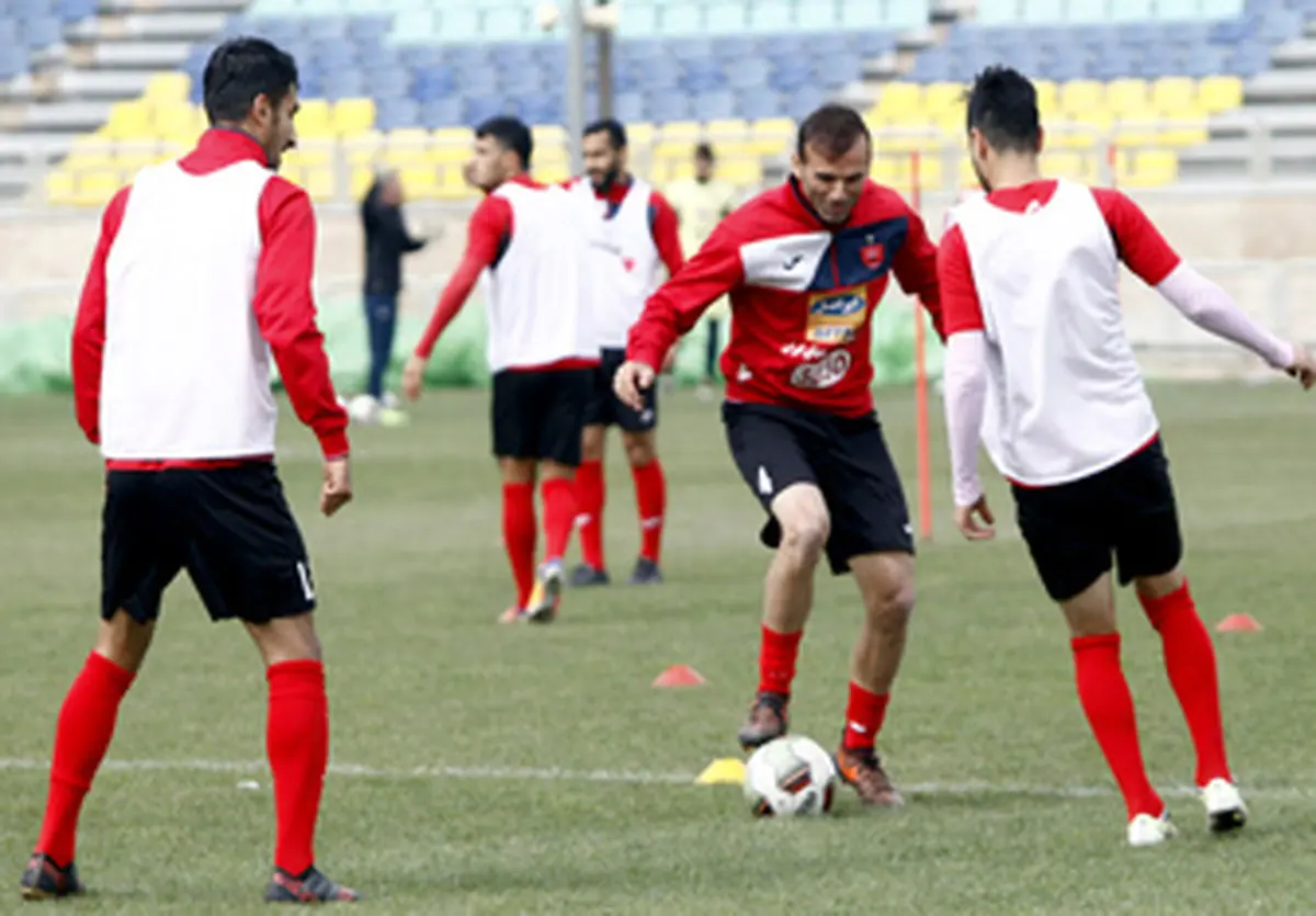 تمرین پرسپولیس بدون خارجی‌ها و ملی‌پوشان