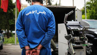 دستگیری سارقانی که با ون به سرقت می رفتند