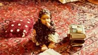 عکسی زیرخاکی از کودکی پرستو صالحی