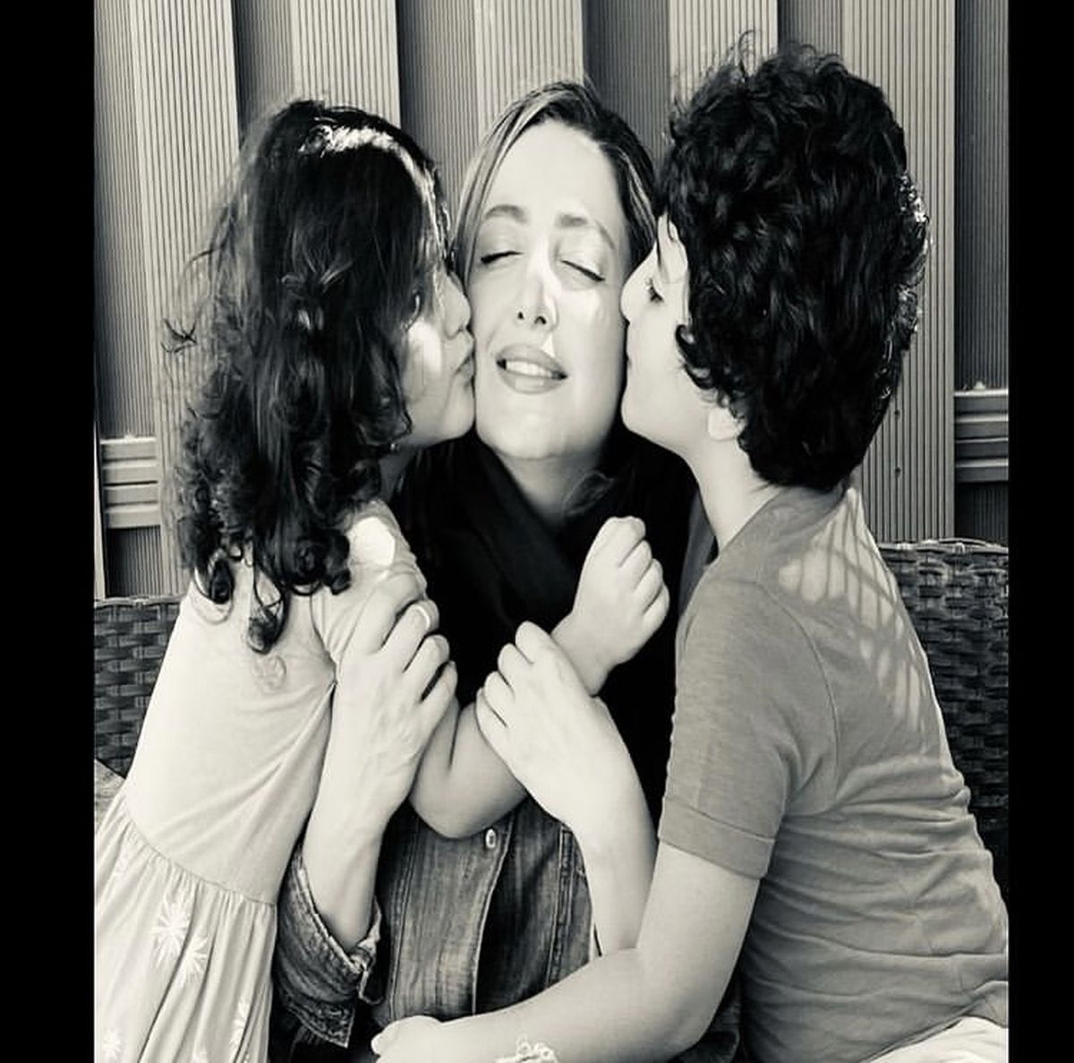 شیلا خداداد و فرزندانش + عکس