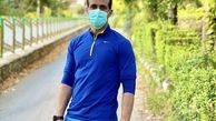 پیاده روی صبحگاهی علی کریمی + عکس