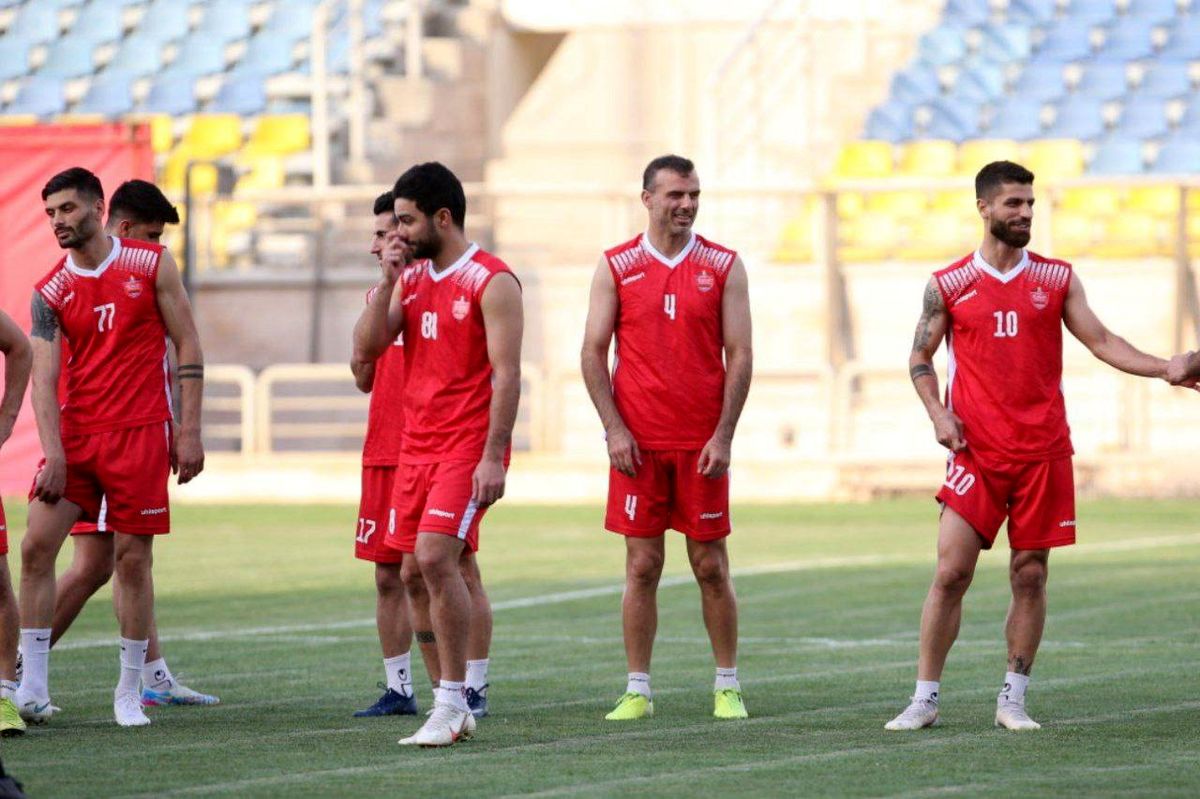 آخرین تمرین پرسپولیس پیش از سفر به تبریز 