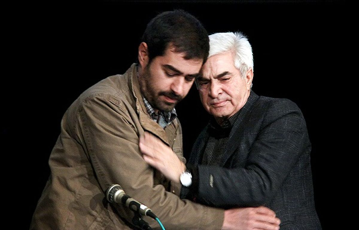 شهاب حسینی و یدالله صمدی در آغوش هم
