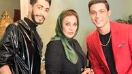 نسرین مقانلو و پسر خوشتیپش سرکار+عکس