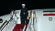 روحانی با استقبال جهانگیری و ولایتی وارد تهران شد