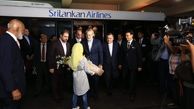 لاریجانی وارد فرودگاه بین‌المللی کلمبو سریلانکا شد