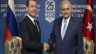 رایزنی تلفنی نخست وزیران ترکیه و روسیه