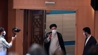 نشست خبری آیت الله رئیسی با خبرنگاران+عکس