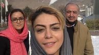 شبنم فرشادجو به همراه پدر و خواهرش + عکس