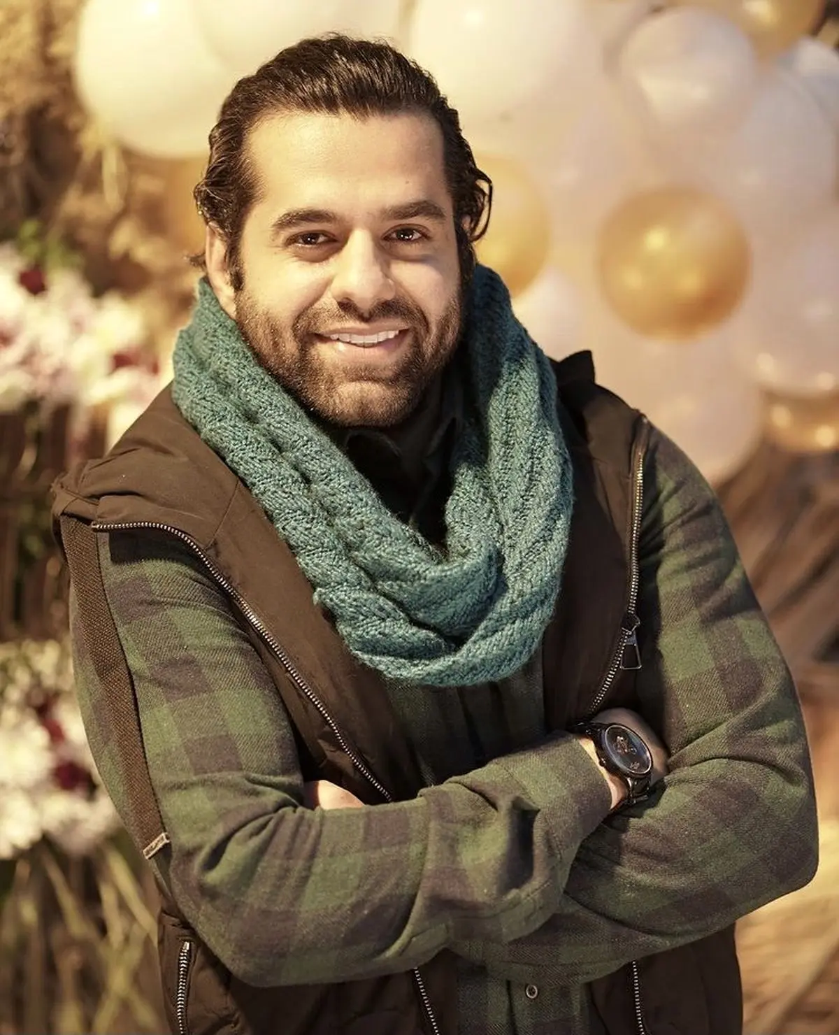 تیپ زمستونی رضا بهرام + عکس