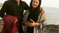 احمدرضا عابد زاده و همسرش لب آب+عکس