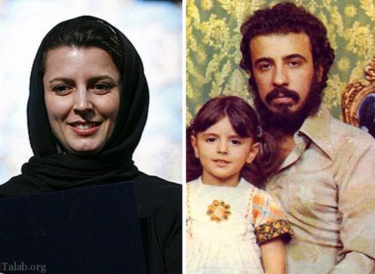 عکس بانمک از کودکی لیلا حاتمی در آغوش کارگردان برجسته کشور