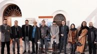 جمعی از هنرمندان معروف در باغ فردوس + عکس