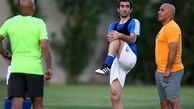 جباری زودتر از سایر بازیکنان محل تمرین را ترک کرد