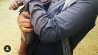 خانم بازیگر جوان در کنار کودکان زلزله زده + عکس
