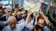 مراسم تشییع پیکر سردار شهید احمد غلامی + تصاویر