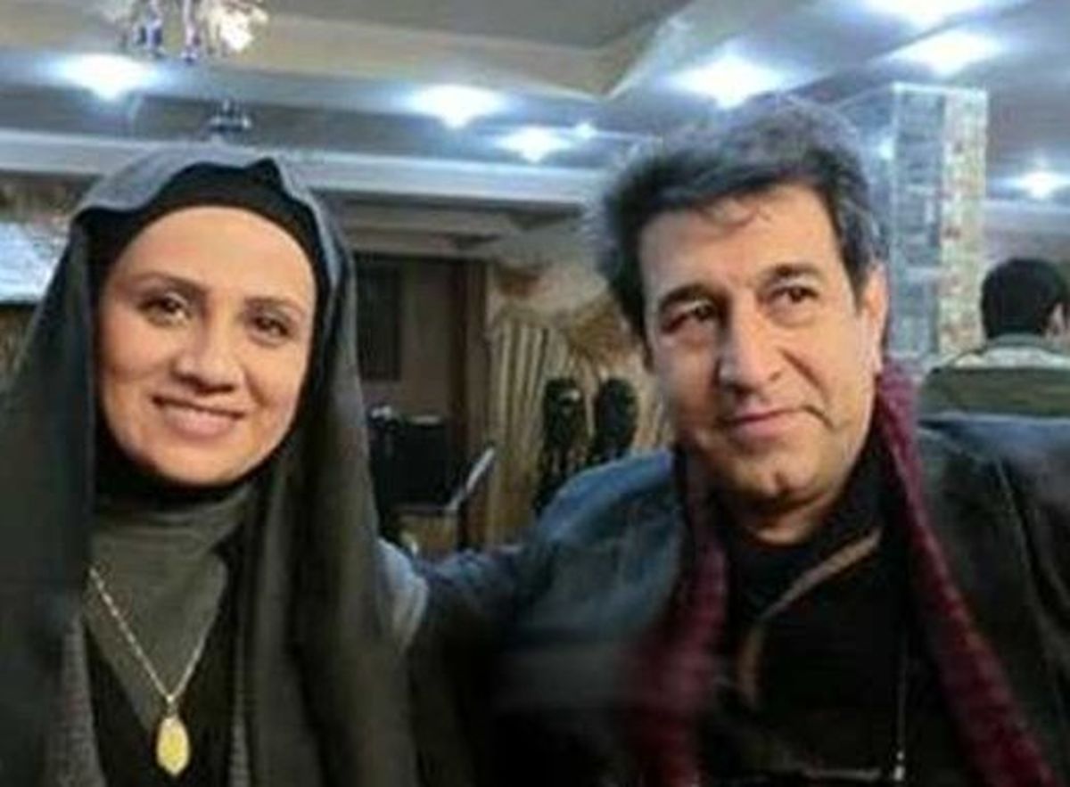بازیگر زنی که با همسرش تماشاگر بازی ایران و عراق بود/ عکس
