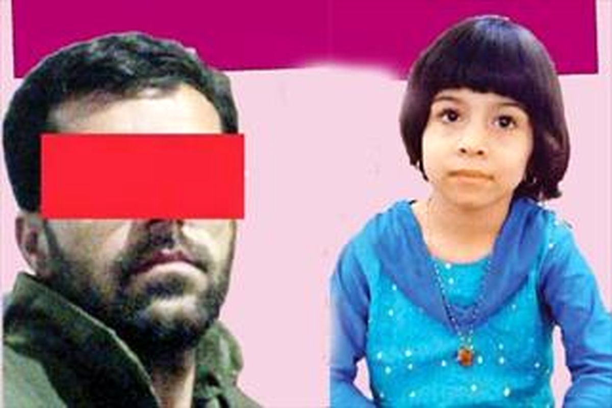 قاتل حنانه 5 ساله در ملاعام اعدام شد 