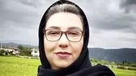 سلفی خانم بازیگر در هوای ابری + عکس