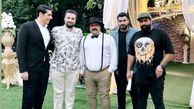 مهدی سلوکی و بازیگر نون خ در یک عروسی + عکس