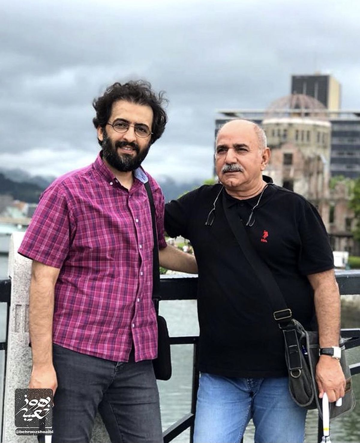بهروز شعیبی در کنار بازیگر مشهور + عکس