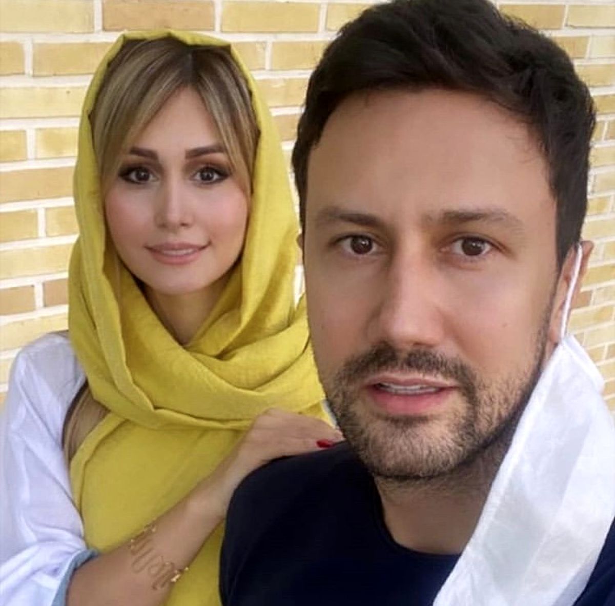 شاهرخ استخری و همسرش + عکس