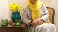 تیپ زرد همسر مختار+عکس