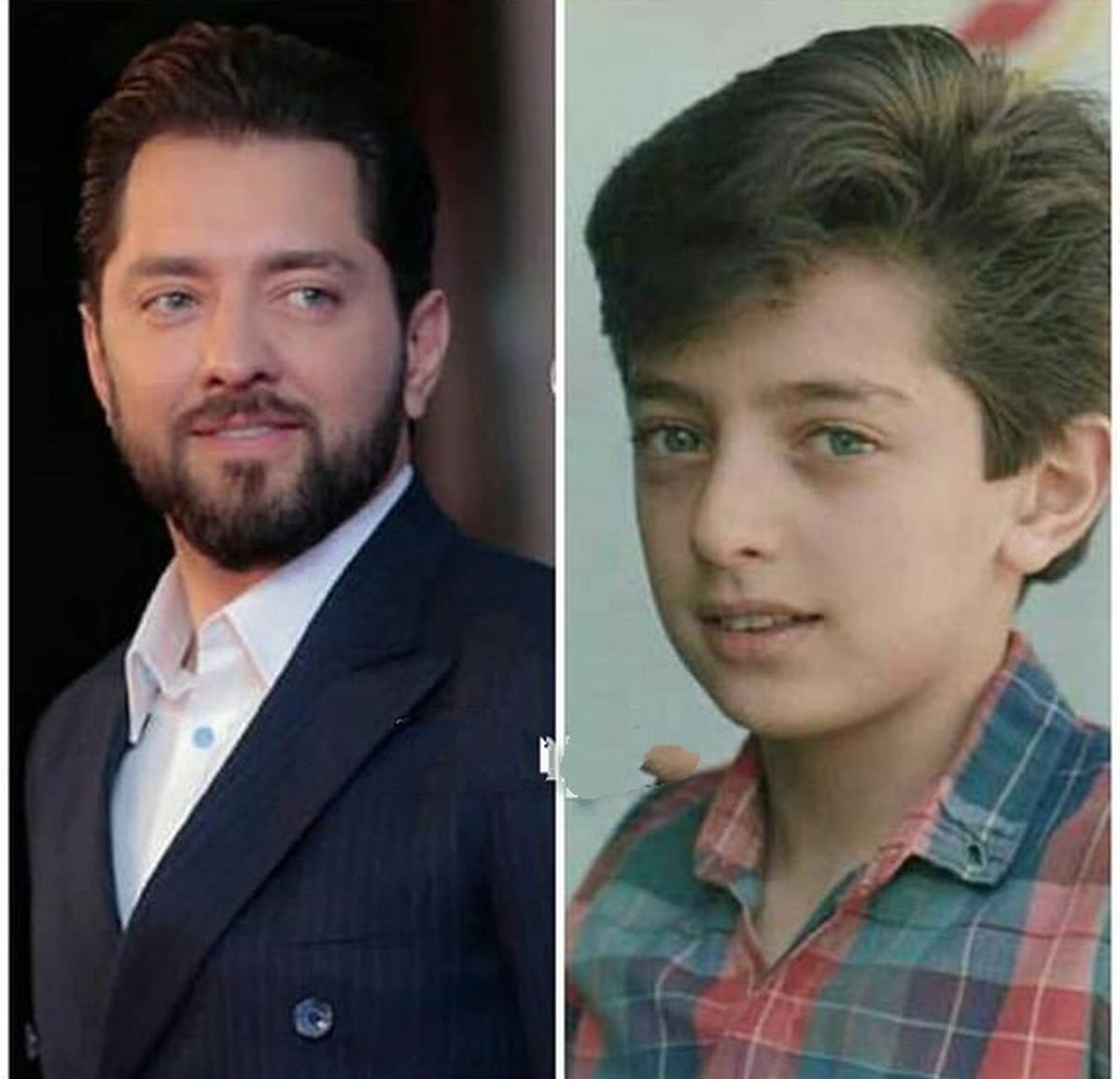 کودکی بامزه بهرام رادان + عکس
