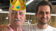 پویا امینی و برادرش + عکس