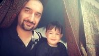 پسر بامزه آقای مجری + عکس